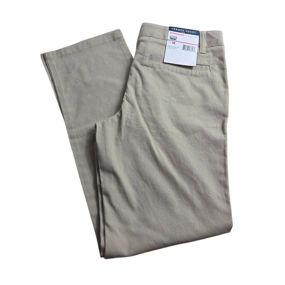 French Toast Khaki Uniform pants 12 Straight Girls